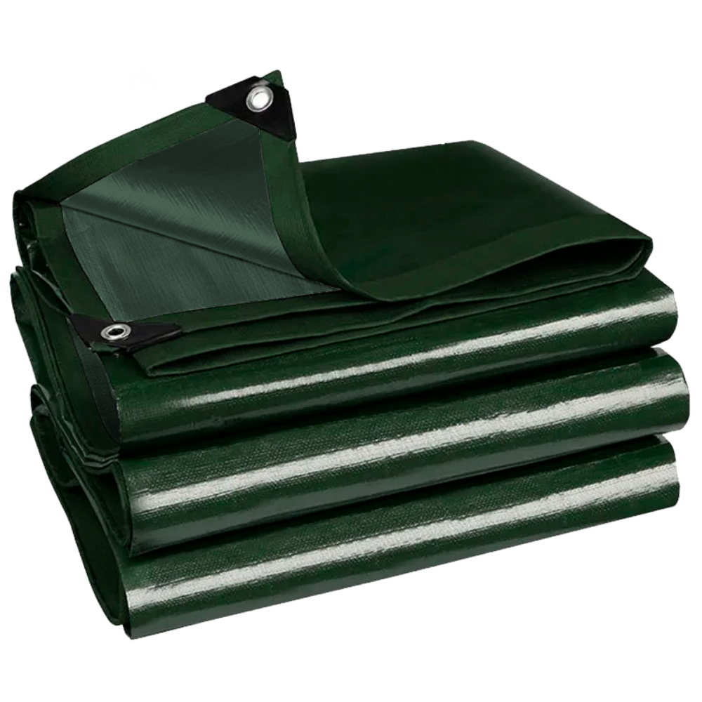 Тент защитный Fortex ламинированный водостойкий 10х20 м 200 м2 130 г/м2 Зеленый (350028)