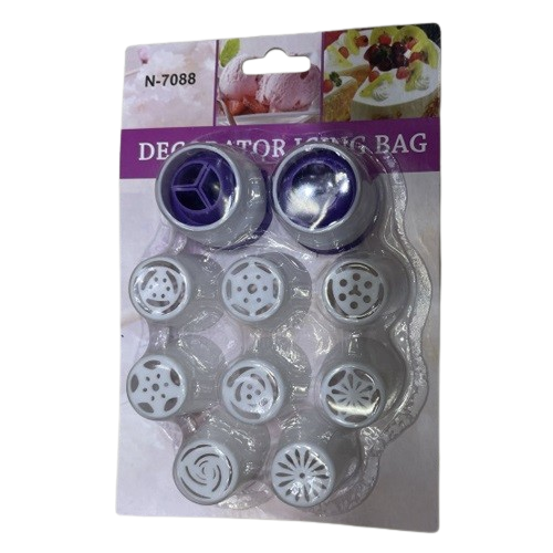 Насадки для кондитерських мішків R89436 пластиковий 11 пр. 21х14 см (13687334)