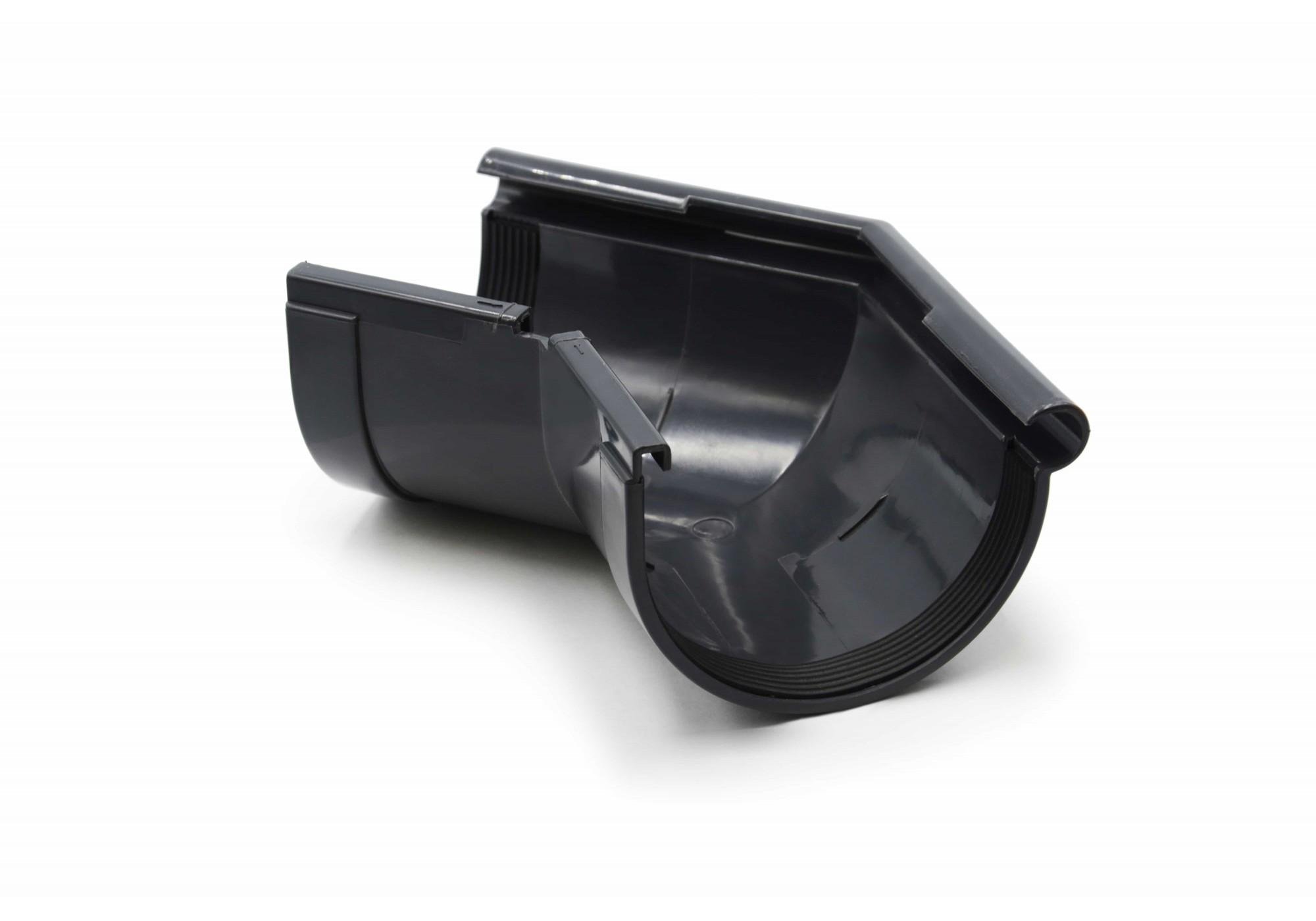 Угол желоба наружный RAINWAY 130 система 135° Графитовый