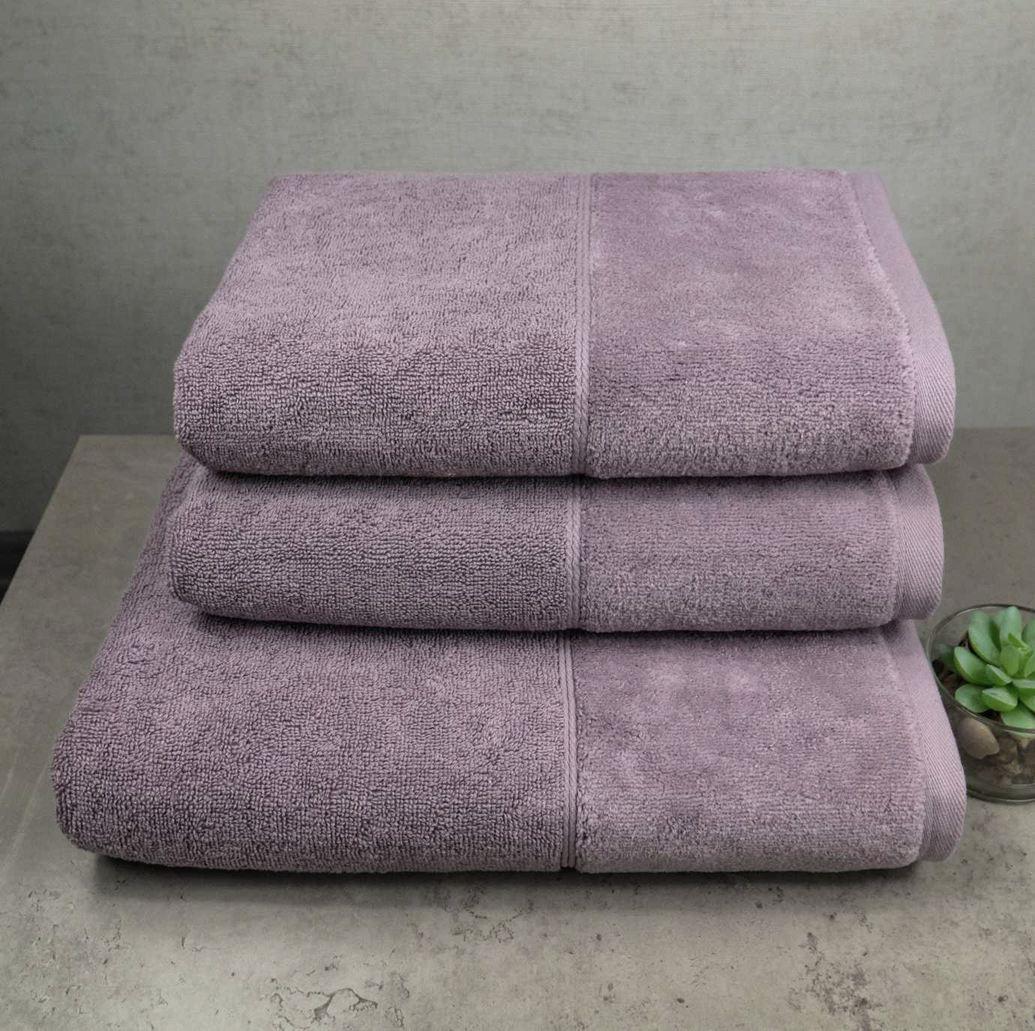 Набор полотенец GM Textile Premium Milado велюр/махра 3 шт. Виноградный (550-milado-k3-2-vinograd)