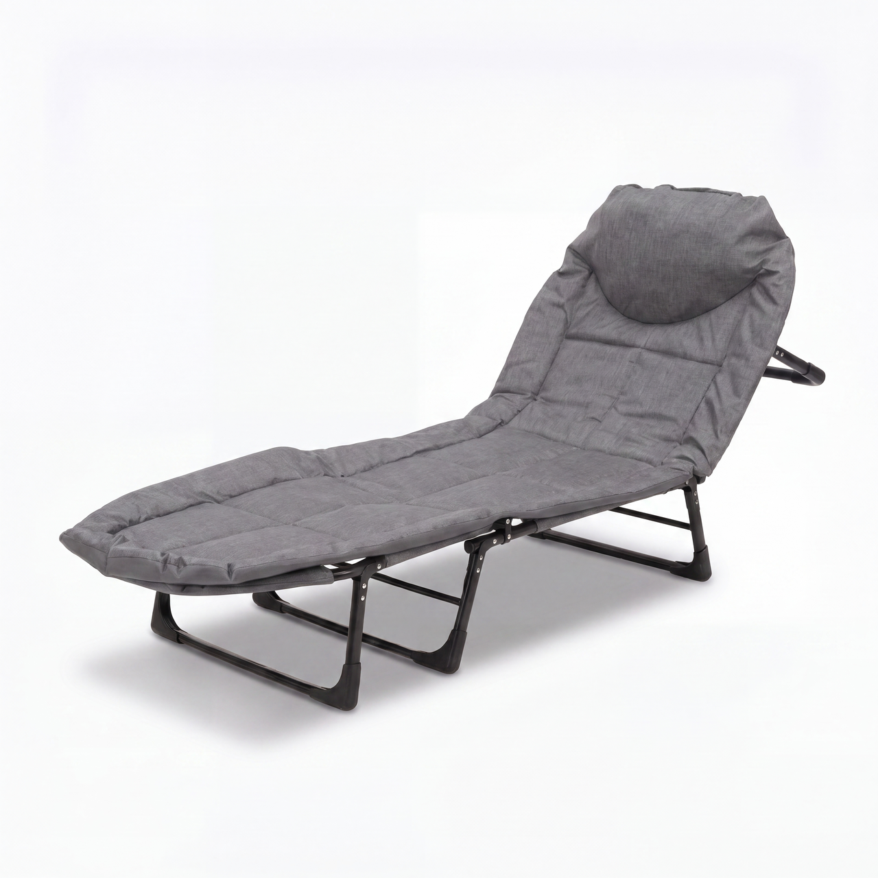 Кровать-шезлонг розкладне Relax Outdoor 180x60x30 см Серый (38336171)