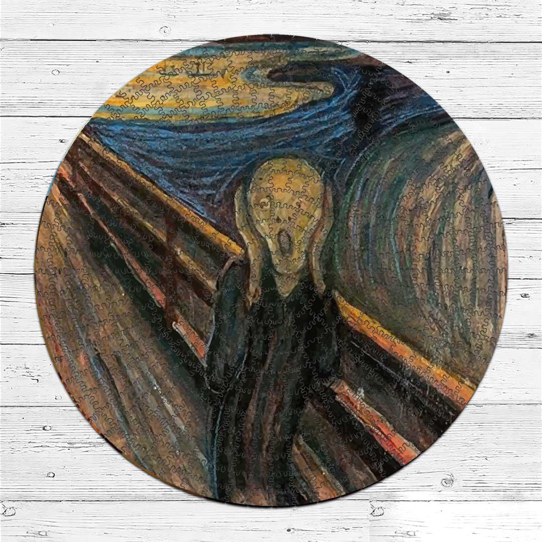 Деревянный пазл Крик 30х30 см с мешочком на затяжках (PZL30003-S)