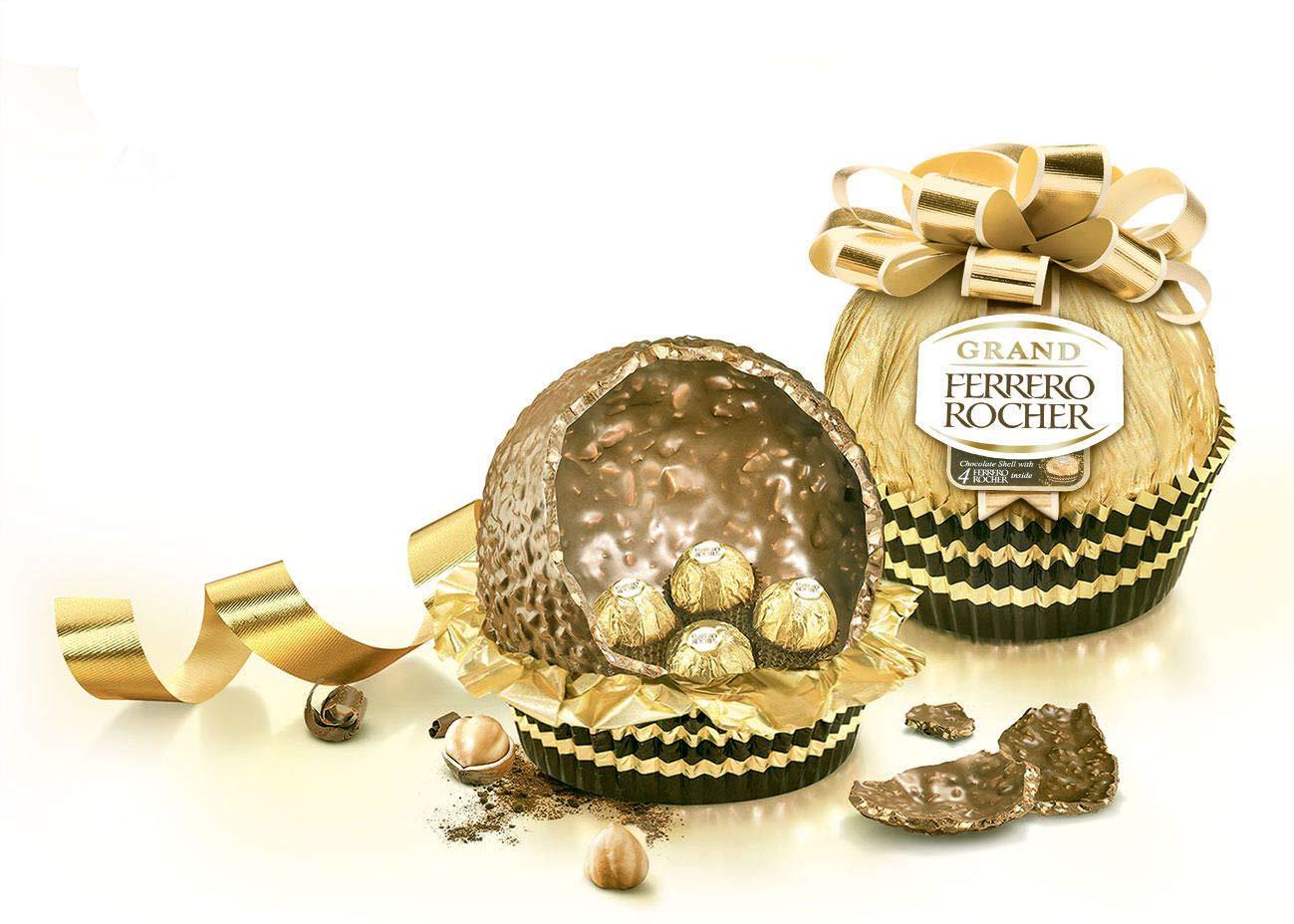 Шоколадный новогодний набор Grand Ferrero Rocher 240 г (21596163) - фото 2