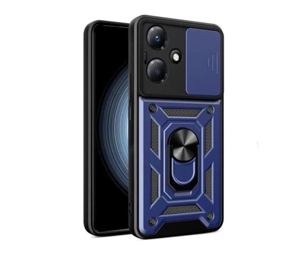 Чехол накладка Ricco Camera Sliding для Infinix Hot 30i Синий - фото 1