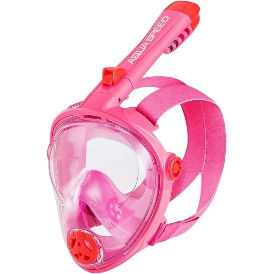 Маска для плавания полнолицевая детская Aqua Speed SPECTRA 2.0 KID S Розово-красный (248-03) Маска для плавания полнолицевая детская Aqua Speed SPECTRA 2.0 KID S Розово-красный (248-03)