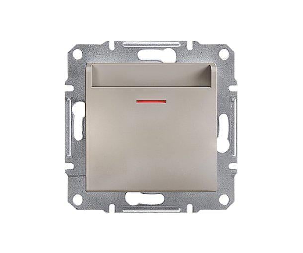 Выключатель карточный Schneider Electric EPH6200169 Asfora пластик Бронзовый (11485730)