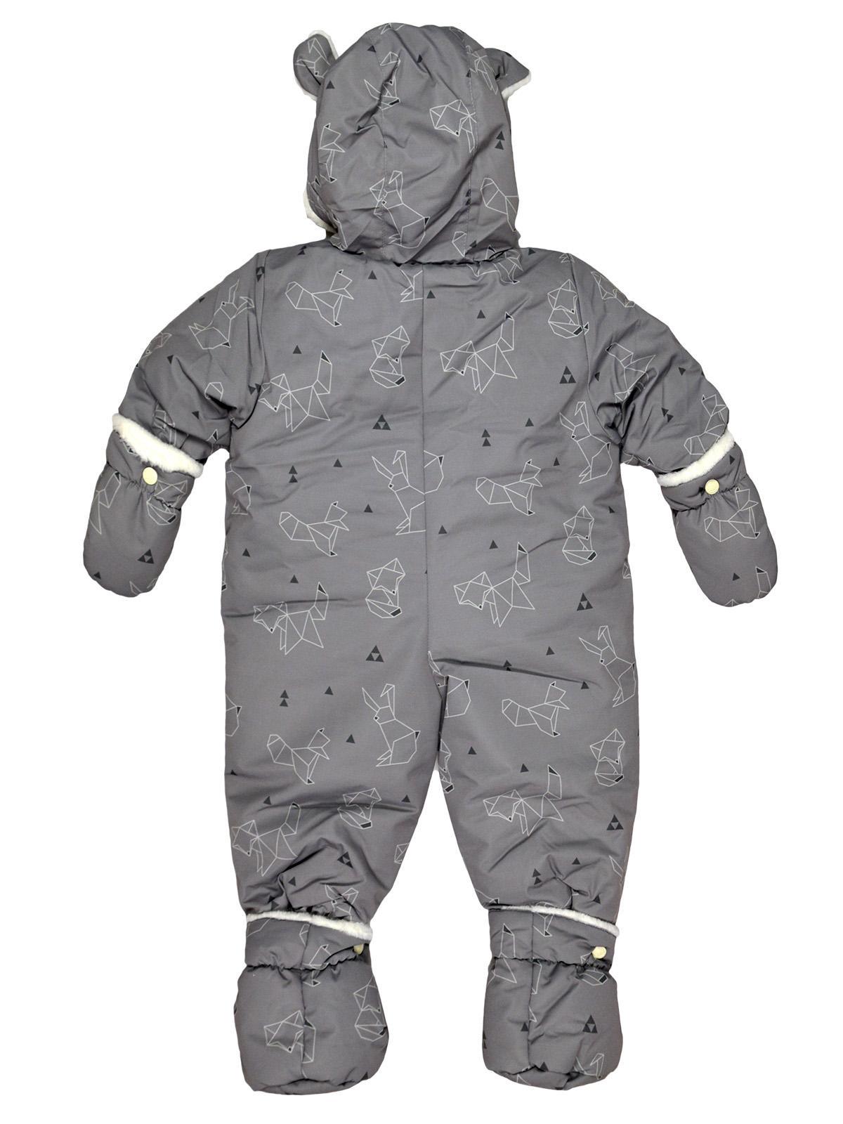 Комбінезон Conifere 86 см Сірий (CF15018) - фото 4 Комбінезон Conifere 86 см Сірий (CF15018) - фото 4