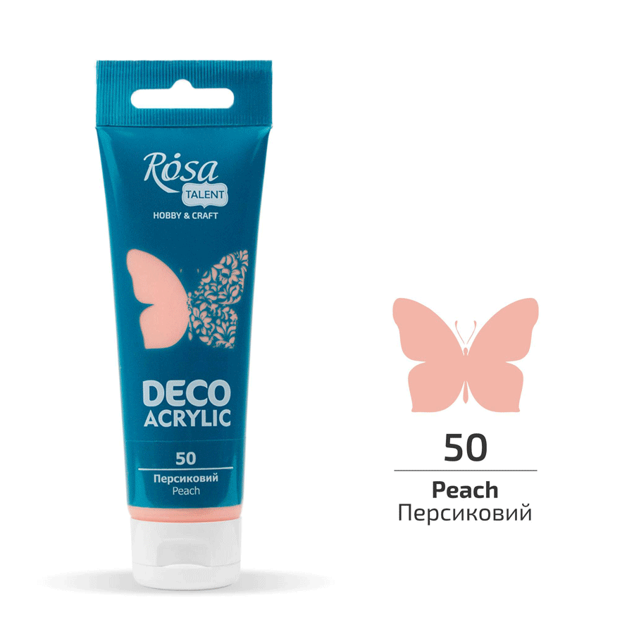 Акриловая краска ROSA Talent 322250 4 шт. 75 мл Персиковый матовый/50 (4823098501459) - фото 1 Акриловая краска ROSA Talent 322250 4 шт. 75 мл Персиковый матовый/50 (4823098501459) - фото 1