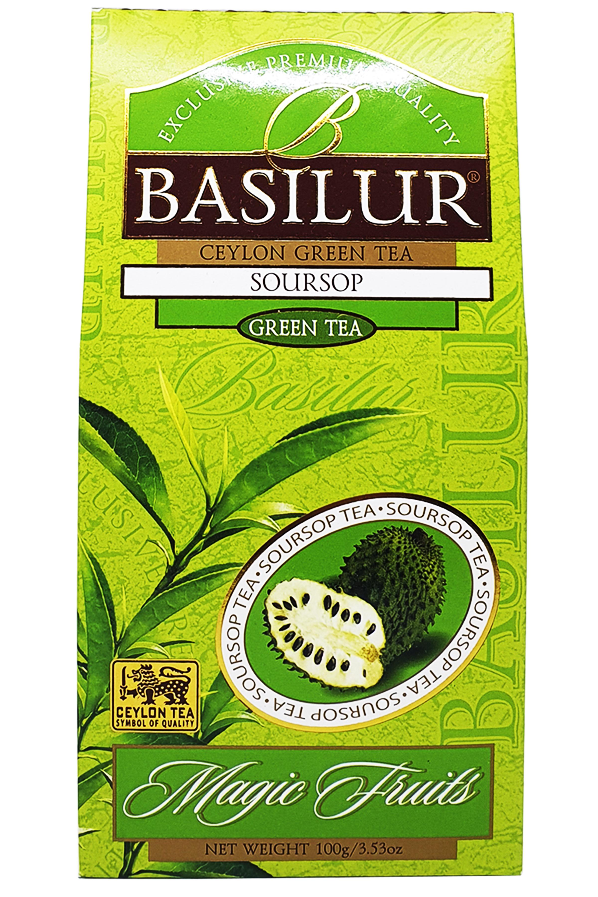 Чай зеленый Basilur Магические Фрукты Саусеп 100 г (54906) - фото 3