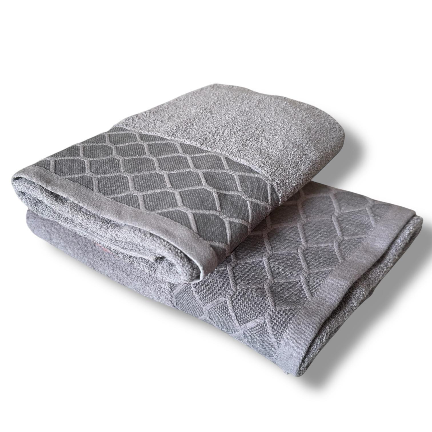 Рушник махровий Malloory Home 70x140 см Сірий (69-5-6) - фото 2 Рушник махровий Malloory Home 70x140 см Сірий (69-5-6) - фото 2