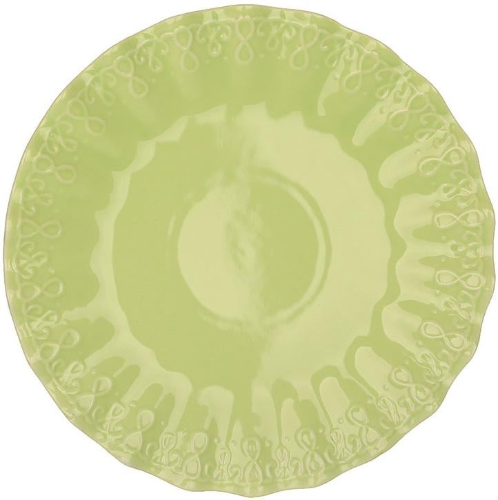 Тарілки керамічні 6 шт. Chalkida 30 см Зелений