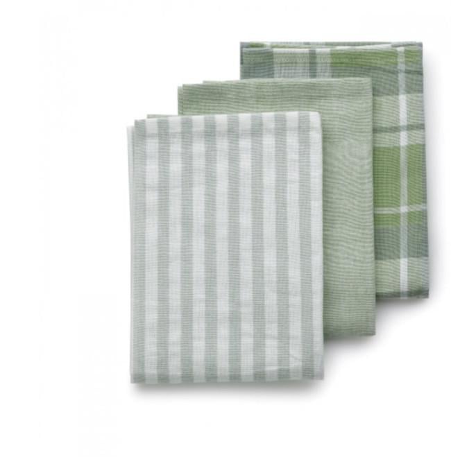 Набор кухонных полотенец Kela Pasado 15969 65х45 см 3 шт. Зеленый (5-Pasado9)