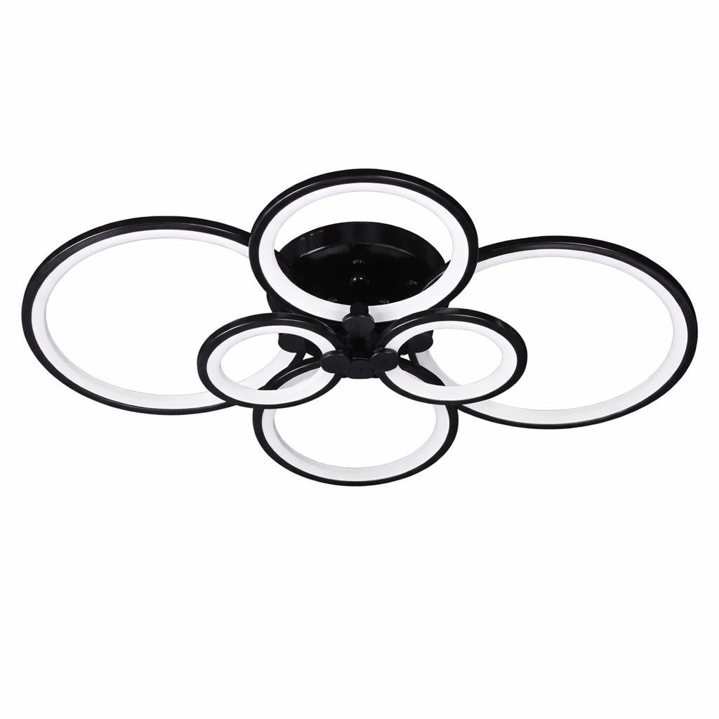 Люстра LED Svet з пультом 192W 5332/2+2+2 Чорний (32695389)