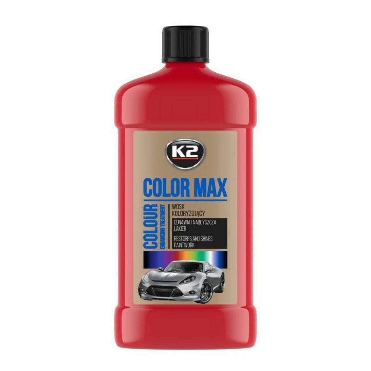 Полироль для кузова K2 Color Max восковой 500 мл
