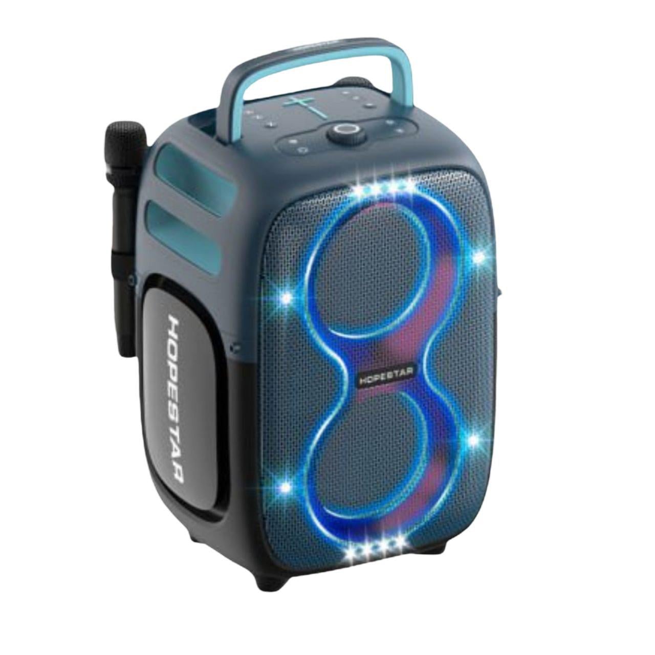 Портативная колонка HOPESTAR PARTY ONE CLUB-01 650W AI TWS RGB 36000 mAh Синий (31772860)