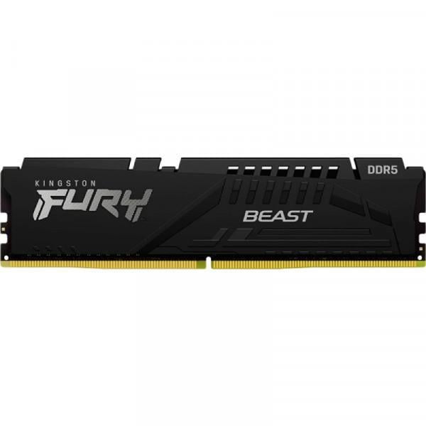 Оперативная память Kingston Fury Beast Black DDR5 16 GB 5600MHz Retail Kit (KF556C40BB-16) Оперативная память Kingston Fury Beast Black DDR5 16 GB 5600MHz Retail Kit (KF556C40BB-16)