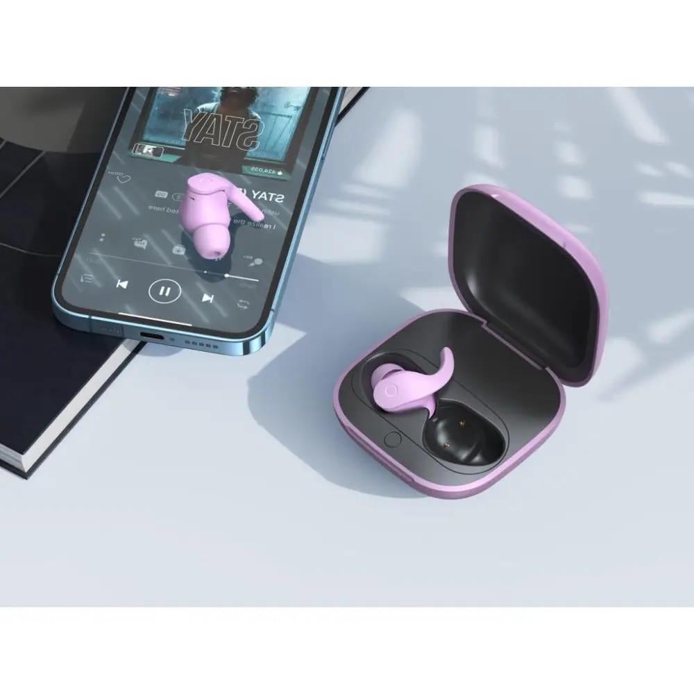 Наушники беспроводные спортивные Xo X15 TWS Sport Черный/Фиолетовый (202-00116)