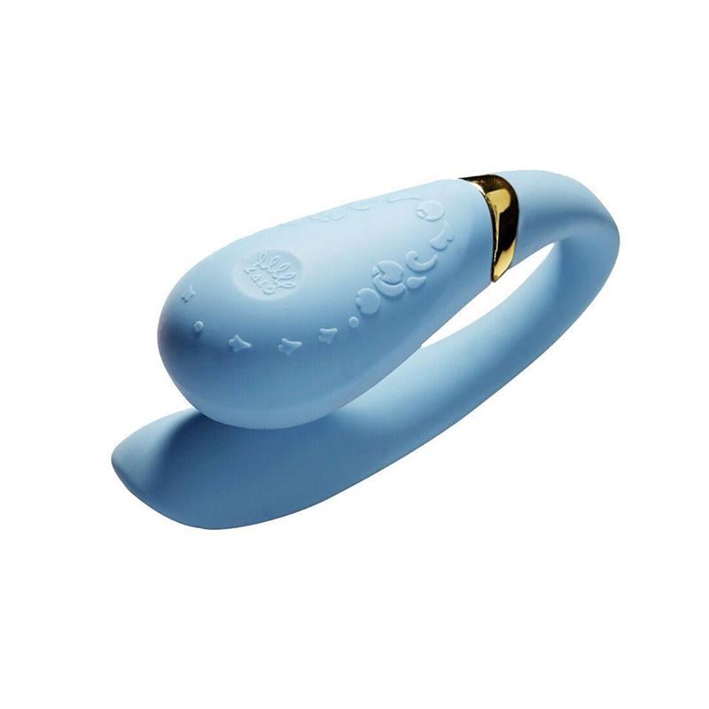 Вибратор для двоих Zalo Fanfan 8,4 см Голубой (33979)