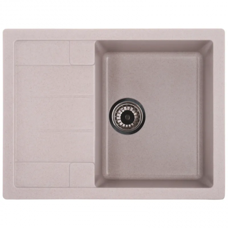Мойка кухонная Zerix ZS-6550S-06 645х495х200 мм Бежевый (ZX4541)