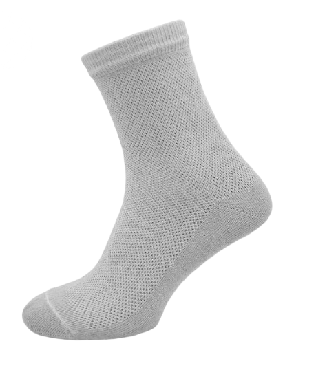 Носки мужские в сетку Милес 1811 р. 25 Светло-серый - фото 1
