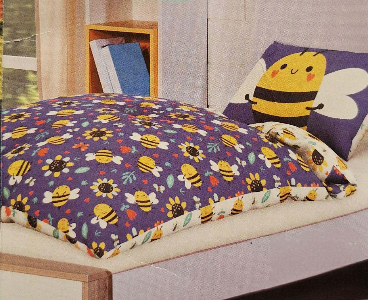 Комплект постельного белья детский Novitesse Пчелки ранфорс (1912) Комплект постельного белья детский Novitesse Пчелки ранфорс (1912)