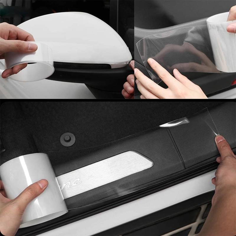 Бронепленка защитная для автомобильных порогов и кузова 5 м х 100 мм (13535035) - фото 11