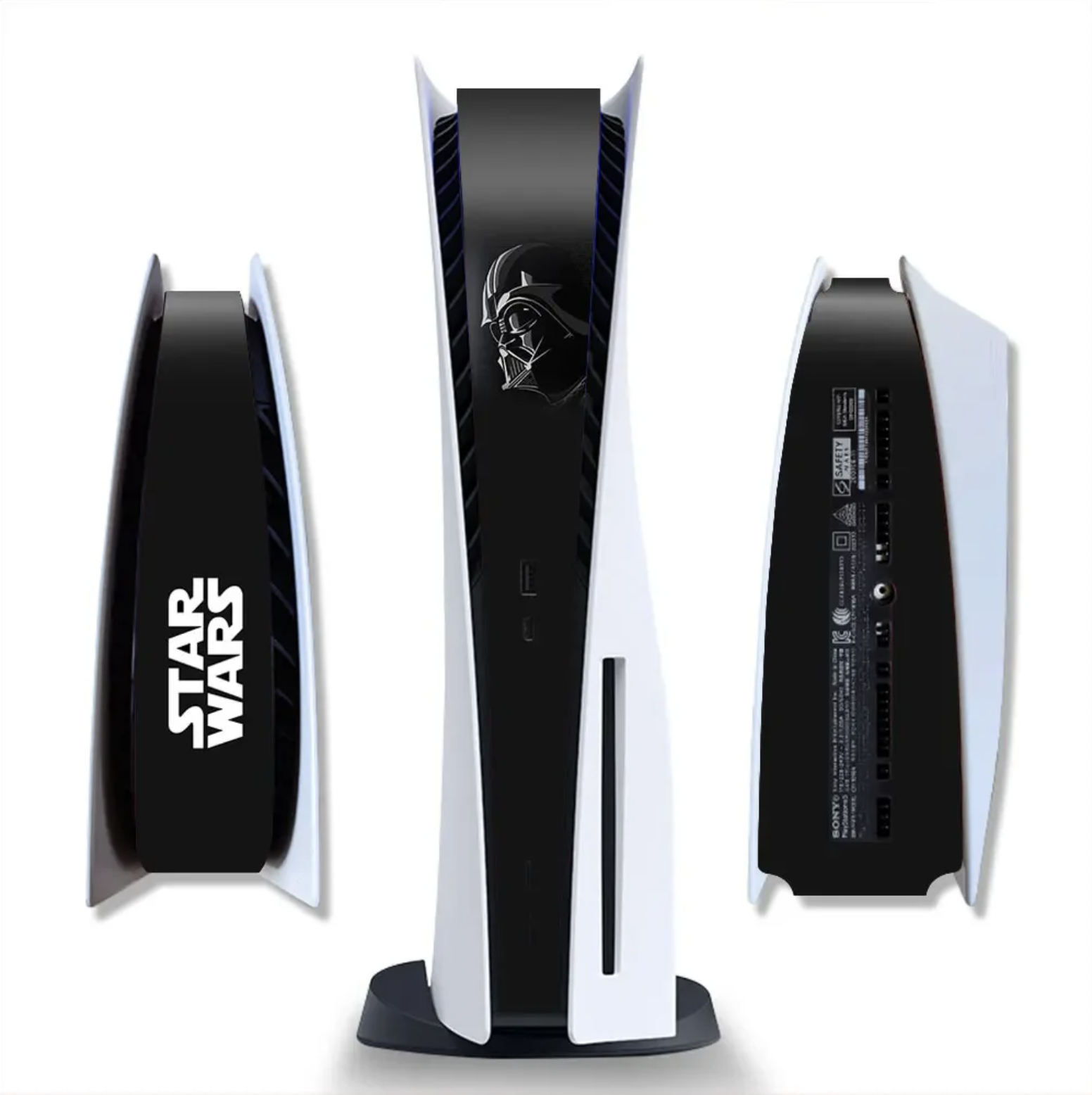 Виниловая наклейка для Sony PlayStation PS5 Star Wars Black