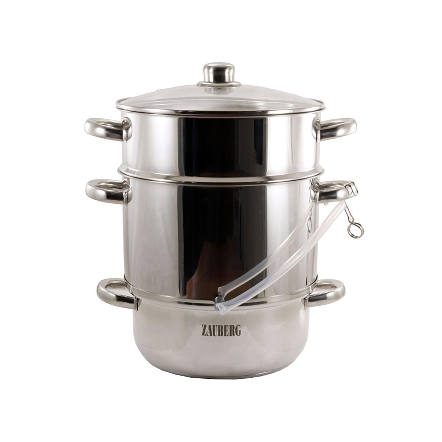 Соковарка Zauberg для ягід та фруктів із нержавіючої сталі 8 л (87115)