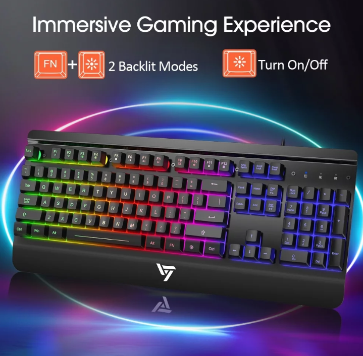 Набор клавиатура и мышь VicTsing PC279 для компьютерных игр - фото 9
