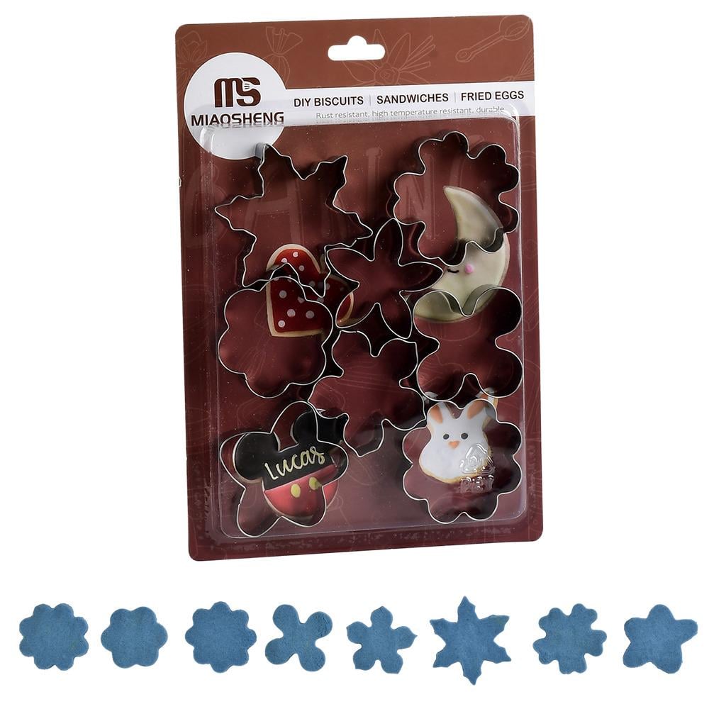 Формочки для печенья R97575 Floral 8 шт. 16,5х24 см - фото 2