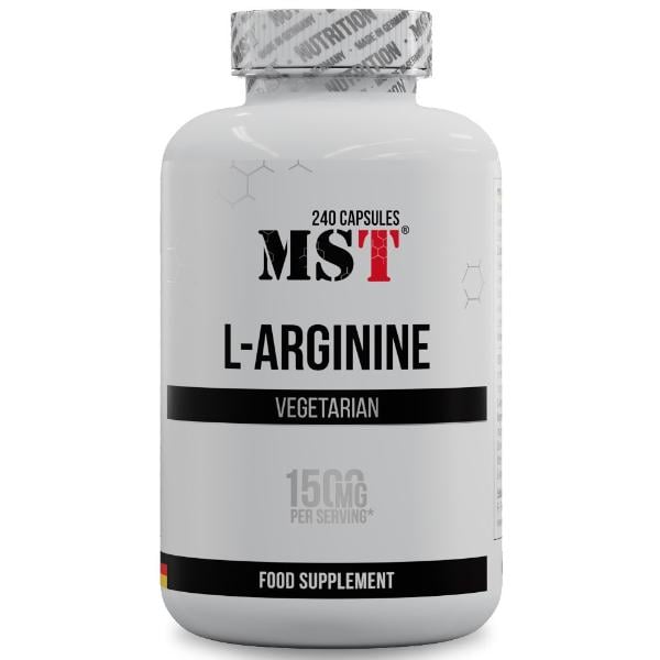 Аргинин для спорта MST Nutrition L-Arginine 240 капс. (000023721) Аргинин для спорта MST Nutrition L-Arginine 240 капс. (000023721)