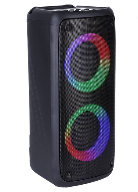 Колонка-караоке безпровідна SPS ZQS8288 з двома мікрофонами Чорний (31757747)