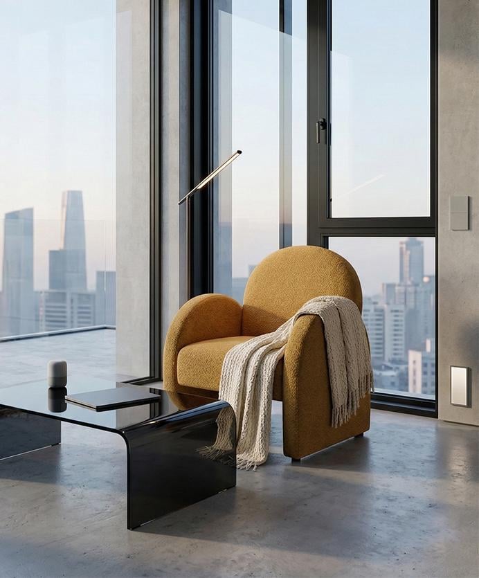 Диван Bonza Soft 78х75х95 см Orange (rich_sofa_00167)