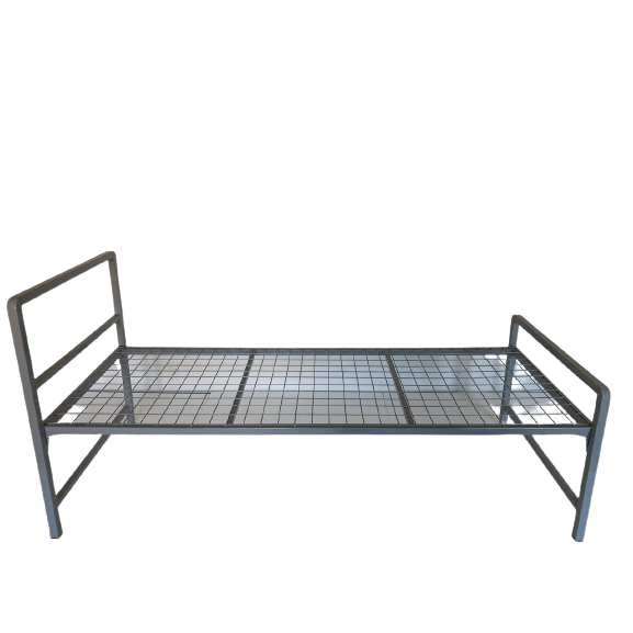 Ліжко металеве армійське WCG L4 Сірий
