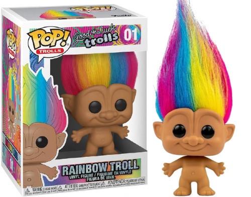 Фигурка Funko Pop Good Luck Trolls Rainbow Troll 10 см (cart T RT 01)
