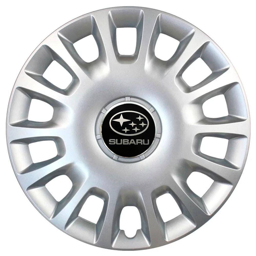 Колпаки SJS 109 с логотипом Subaru 4 шт. R13 Серебряный (2789080765)