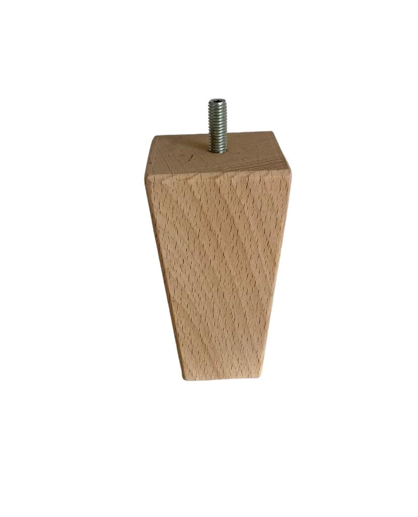 Ножка мебельная пирамидка деревянная 40х60х120 мм 1 шт.