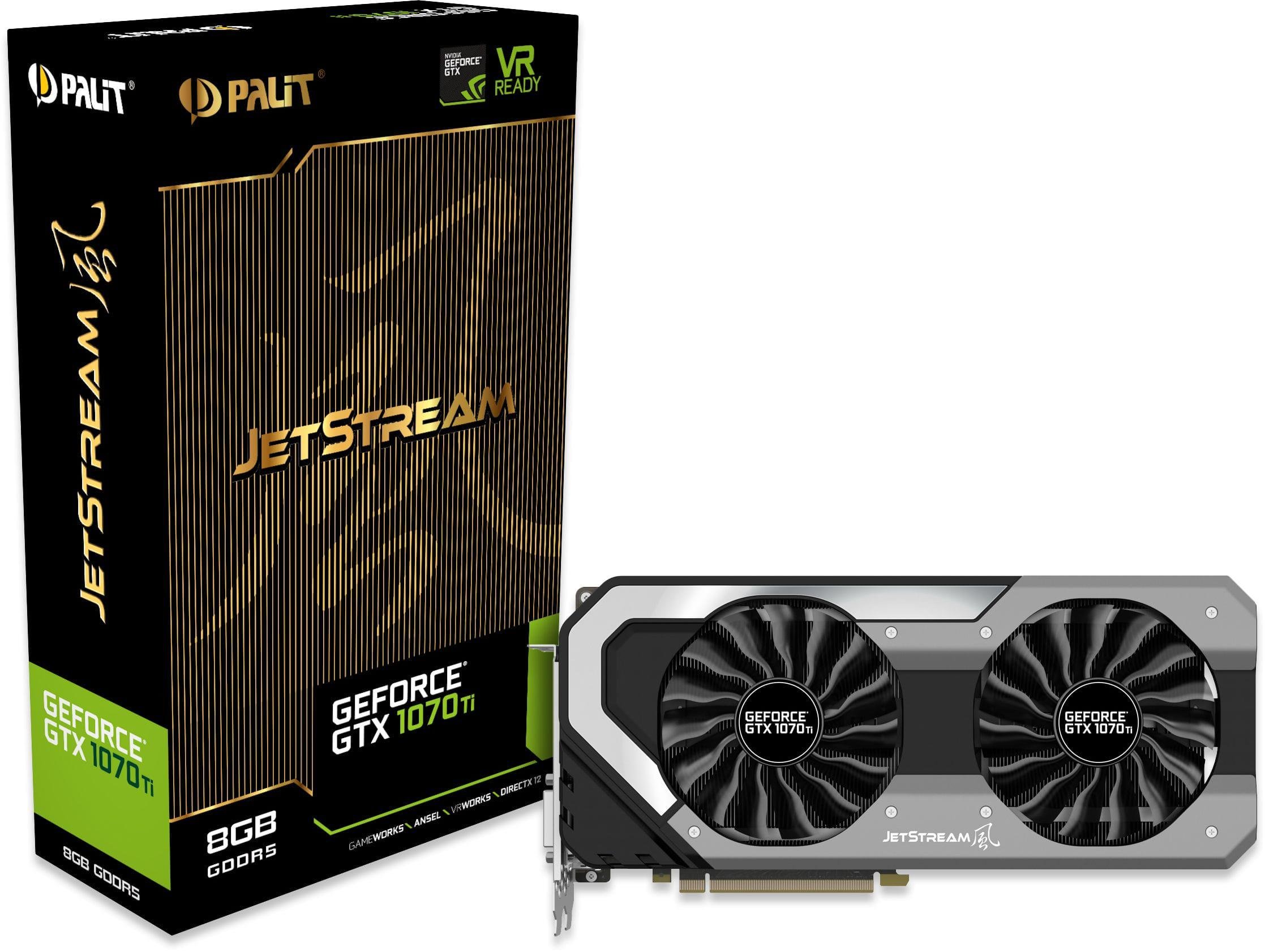 Видеокарта Palit GeForce GTX 1070 Ti JetStream (23249771)