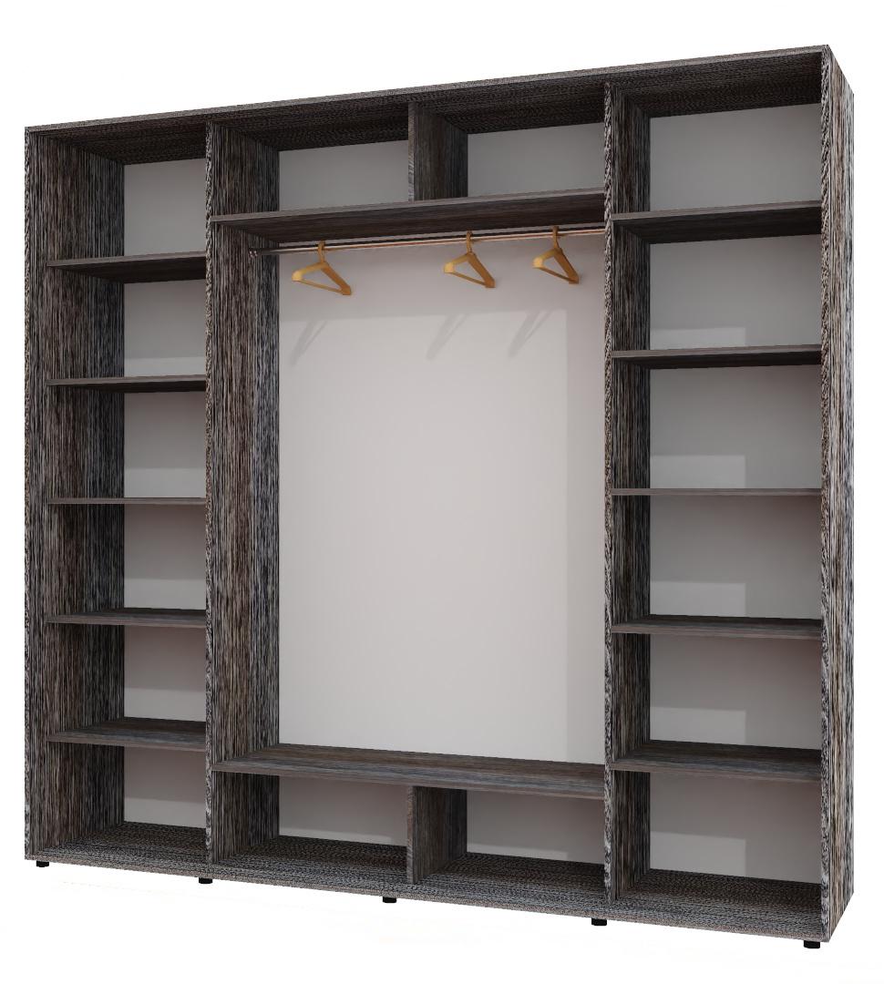 Корпус шкафа-купе Алекса ШК-05 250х60х240 см Дуб морас Корпус шкафа-купе Алекса ШК-05 250х60х240 см Дуб морас