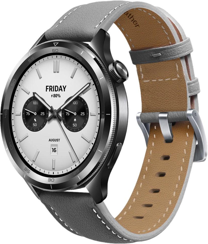Ремешок кожаный Folsa для Xiaomi Watch S4 47 мм Grey (40576-33) Ремешок кожаный Folsa для Xiaomi Watch S4 47 мм Grey (40576-33)