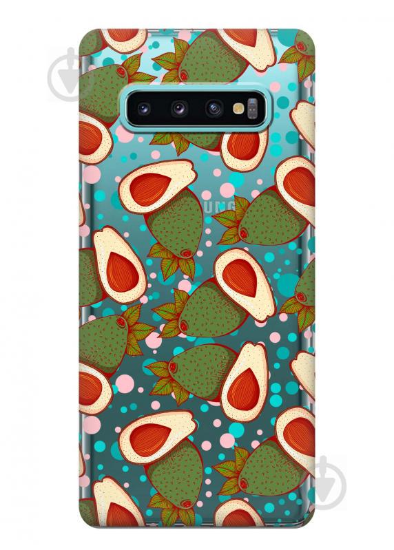Чехол iSwag для Samsung Galaxy S10 Авокадо (H373)
