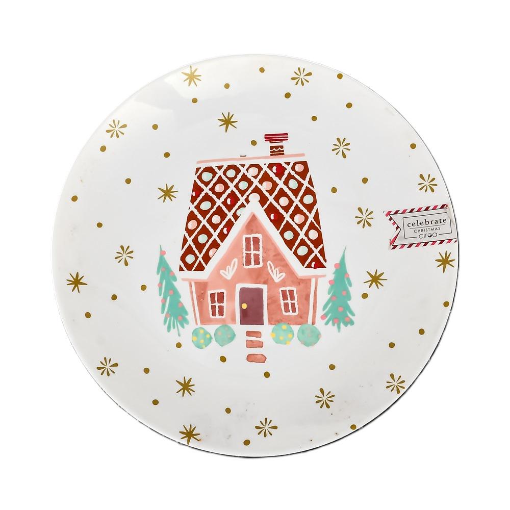 Тарелка Stenson HEN18888 Christmas 25,8 см 8 шт. (21027905)