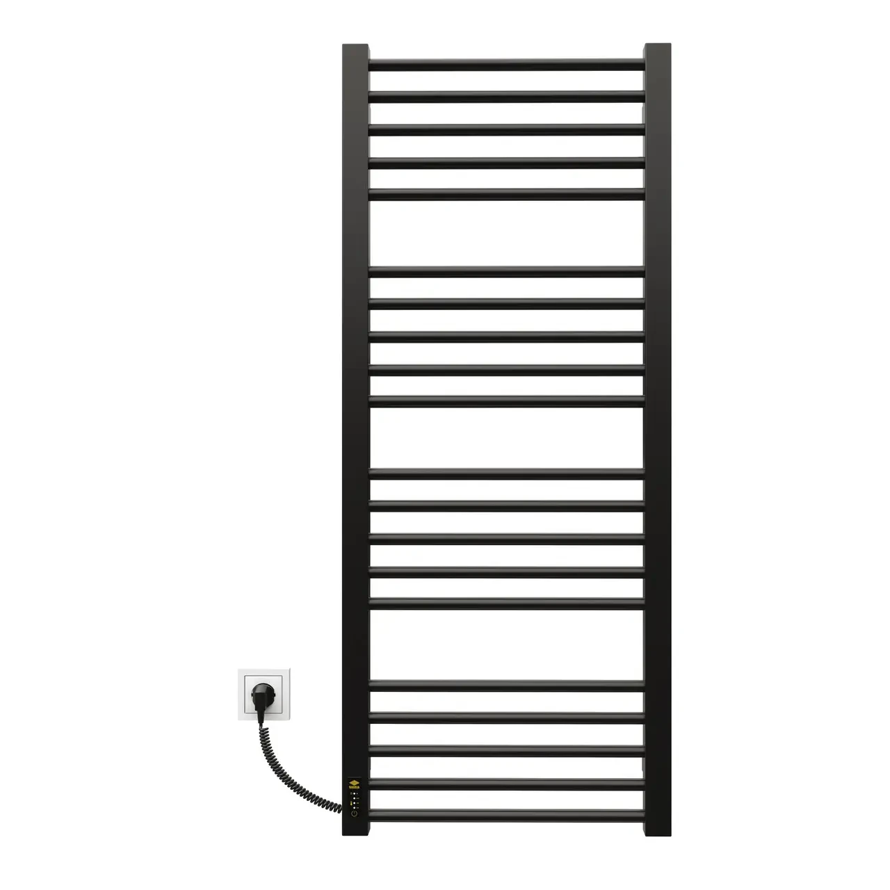 Полотенцесушитель электрический KOSSER Стэп EL с таймером 1200х500 мм Черный - фото 2
