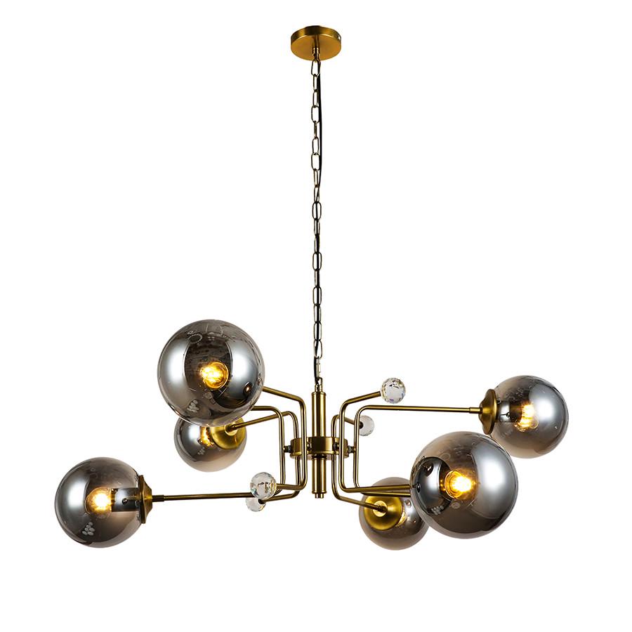 Люстра 909XL3057-6 AB/BK Бронза/Чорний - фото 2