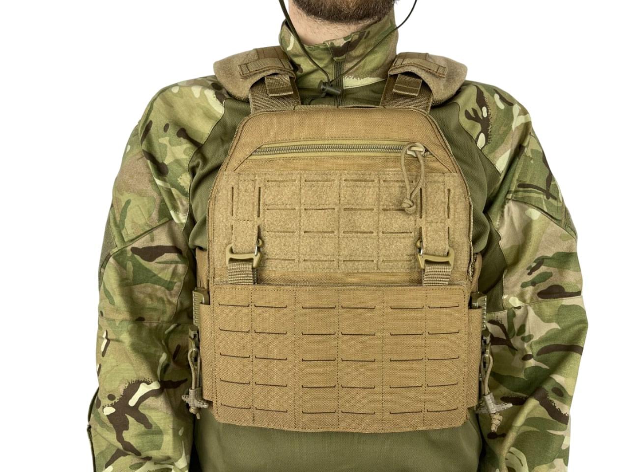 Плитоноска uaBronik Plate Carrier закрытого типа GEN 2.0 панель Molle Койот (3577863)