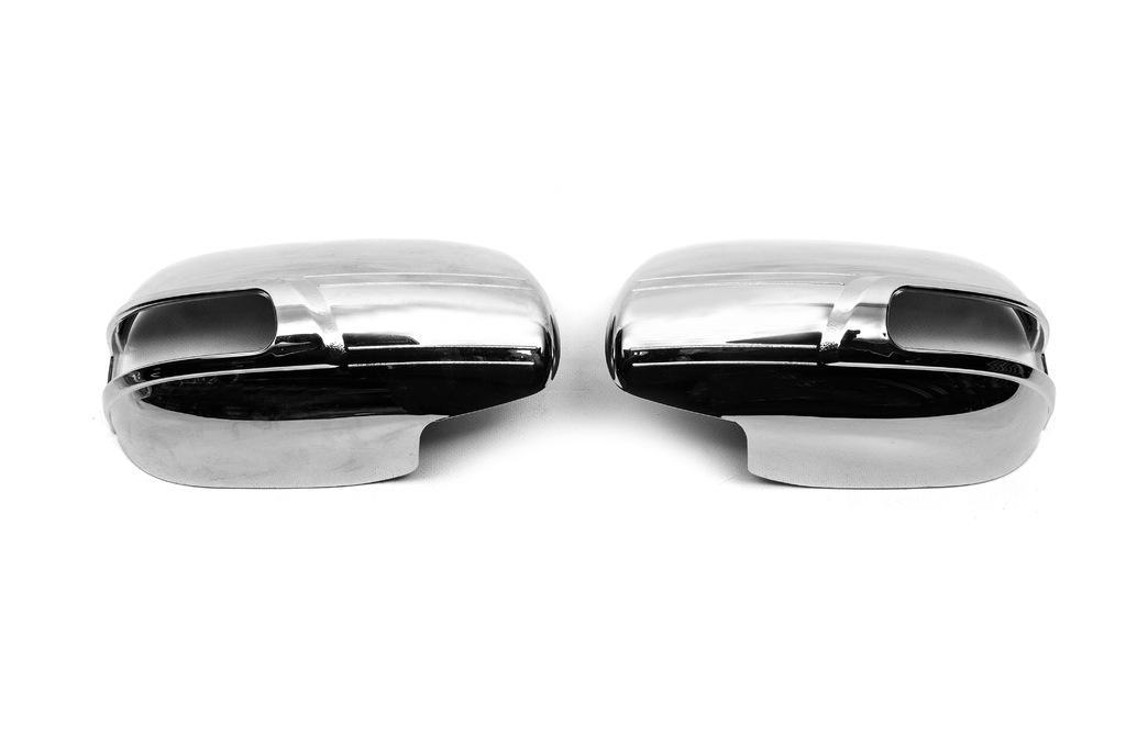 Накладки на зеркала Carmos для Toyota Corolla 2007-2013 года пластик под родной LED 2 шт.