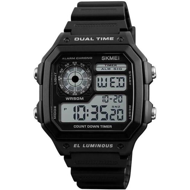 Часы наручные мужские Skmei 1299 Black (12339)