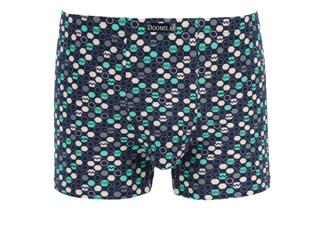 Мужские боксеры Батал стрейчевые Indena doomilai 7XL 2 шт. Зеленый (01486)