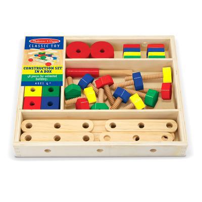 Развивающая игрушка Melissa&Doug деревянный строительный конструктор (MD5151) Развивающая игрушка Melissa&Doug деревянный строительный конструктор (MD5151)