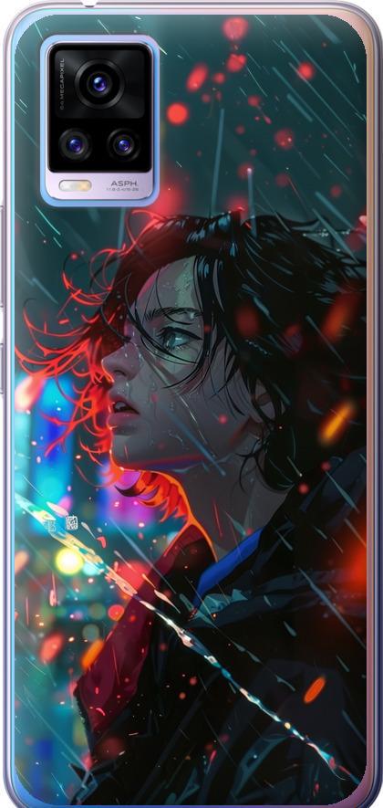Чехол на Vivo V20 Ночные огни (6096t-2127-42517)